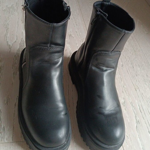 Zara ankle boots used, black, size 38, very good condition