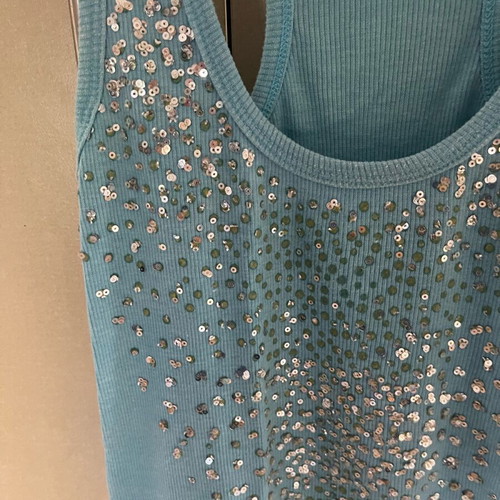 Women's blouse used, size small, blue