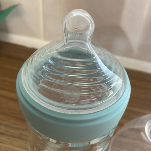 Nuk glass baby bottle like new