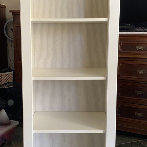 IKEA white shelves used, height 1.60m length 0.60m