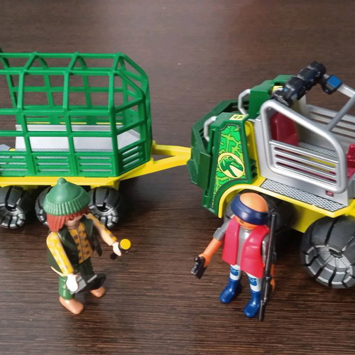 Playmobil used with figures and vehicle