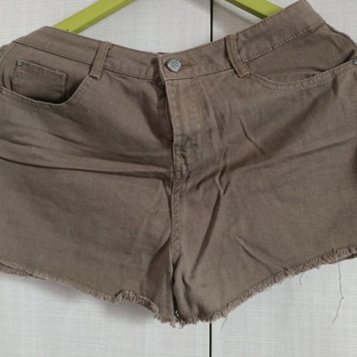 Khaki shorts Pink Woman size M like new, denim