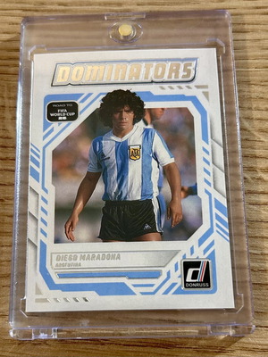 Diego Armando Maradona Argentina Panini World Cup 2026 Card like new in acrylic case