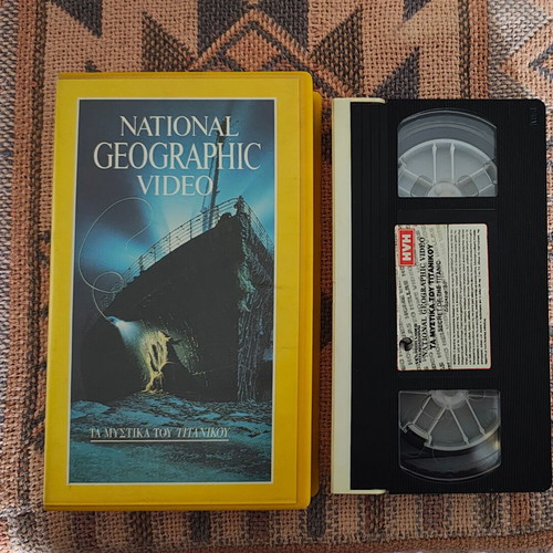 National Geographic The Secret of Titanic VHS like new, subtitled