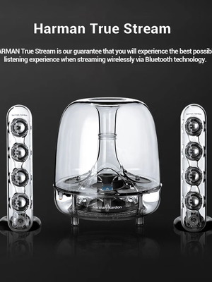 Harman Kardon SoundSticks Wireless 2.1 Speakers New with Bluetooth
