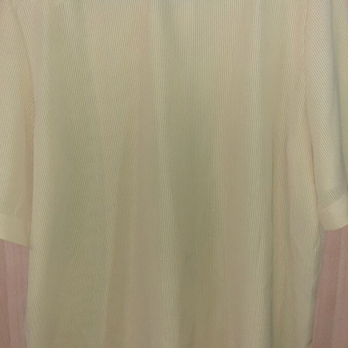 Queen shirt with shoulder pads and gold buttons like new, yellow, size S