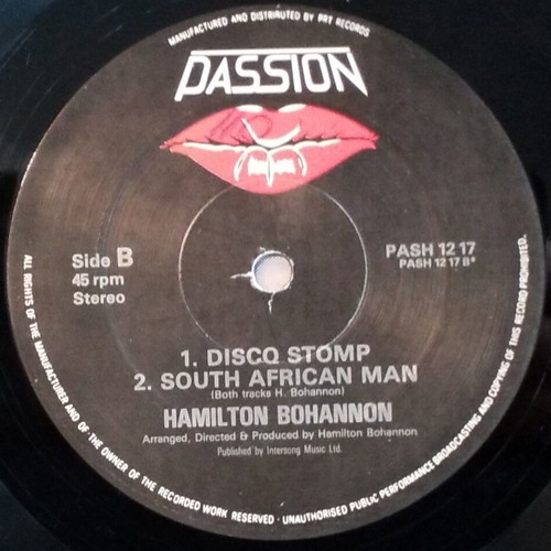 Hamilton Bohannon Bohannon Mix vinyl record used, electronic disco