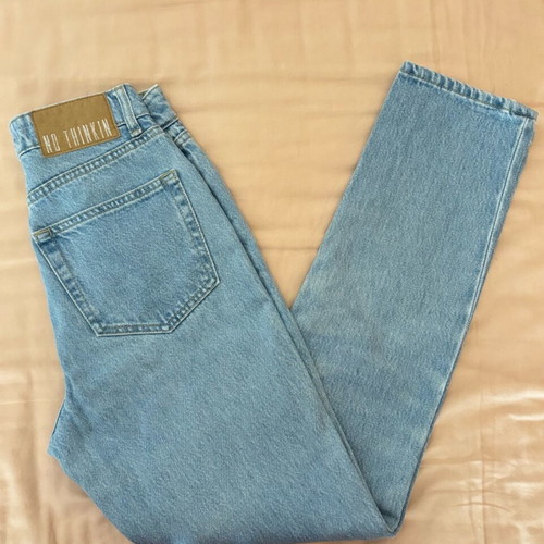 No Thinkin jeans like new, size XXS, blue-turquoise