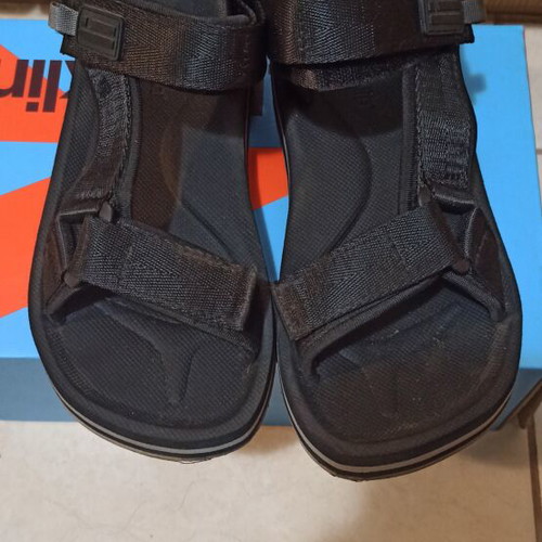 D.Franklin sandals like new, size 37 (38.5), black
