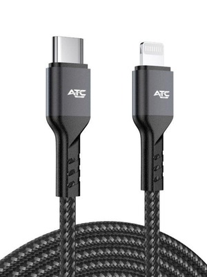 ATC-C9 USB-C към Lightning кабел за зареждане и синхронизация 20W 2м