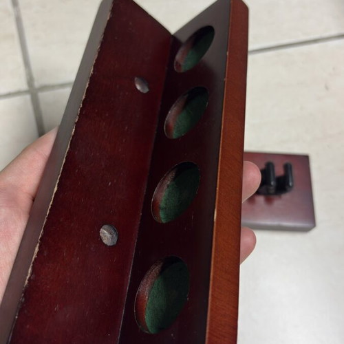 Billiard accessories like new, various tips and holders