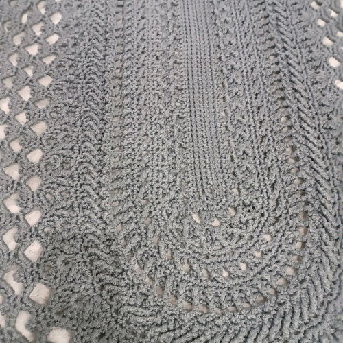 Handmade rug like new 1.10×1.55 dark gray