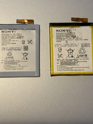 Sony Xperia M4 Aqua batteries used, for spare parts, untested, pack of 2