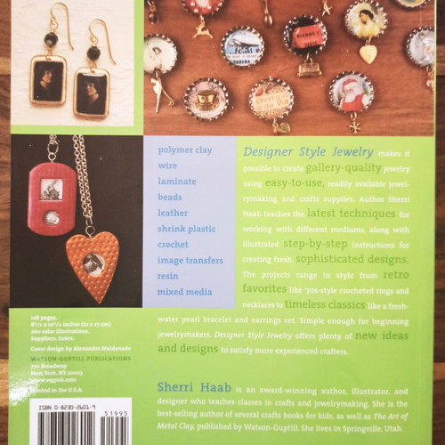 Designer Style Jewelry book like new, English, Sherri Haab