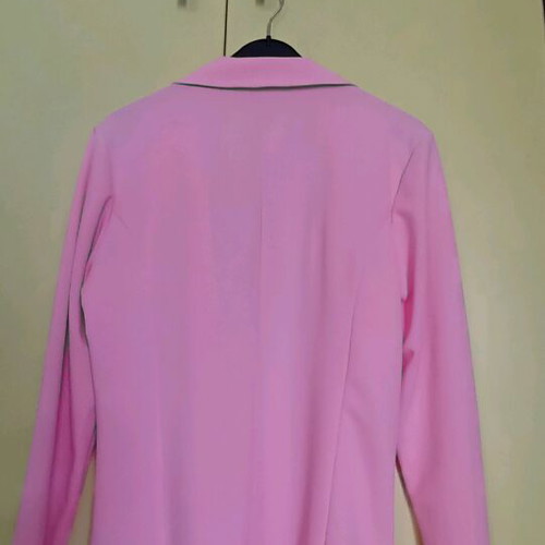 Pink jacket like new, one size fits medium large