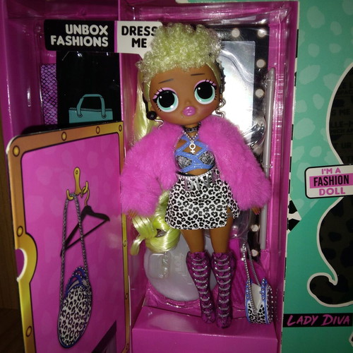 LOL L.O.L Surprise 2019 O.M.G. Series 1 Lady Diva Doll like new