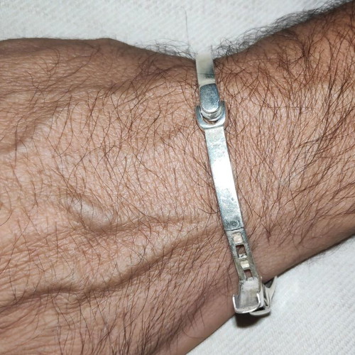 Silver vintage 1997 men's bracelet like new, handmade 925