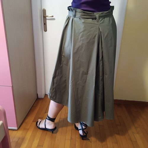 BSB asymmetrical summer skirt in khaki, like new