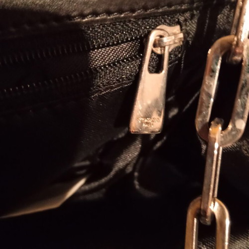 Tosca Blu handbag new, genuine leather, black and silver