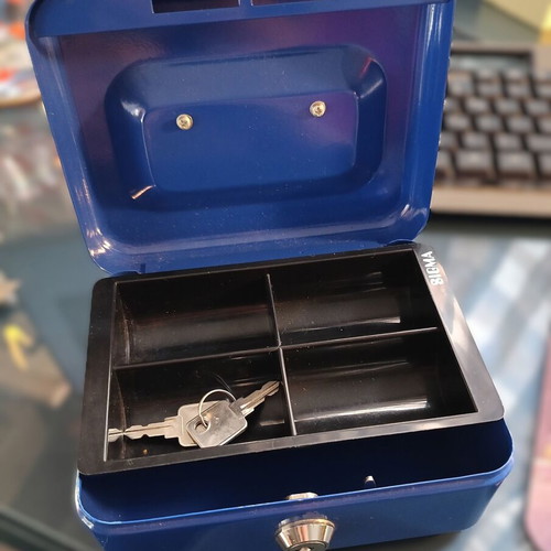 Metal Cash Box used with Lock and Handle