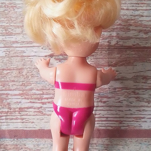 Vintage Steffi Doll Swimming used, Simba Toys