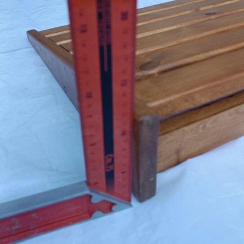 Wooden Footrest Handmade Pine New