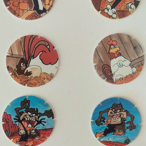 Warner Bros collectible cartoon caps set of 17