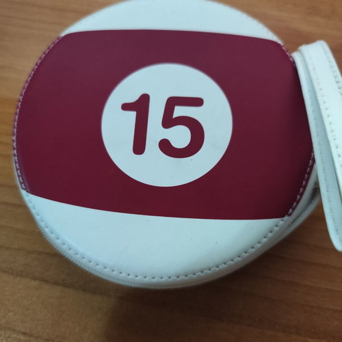 CD case used with 24 slots billiard ball design