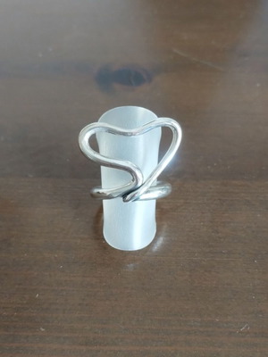 Handmade silver ring 925, size 55