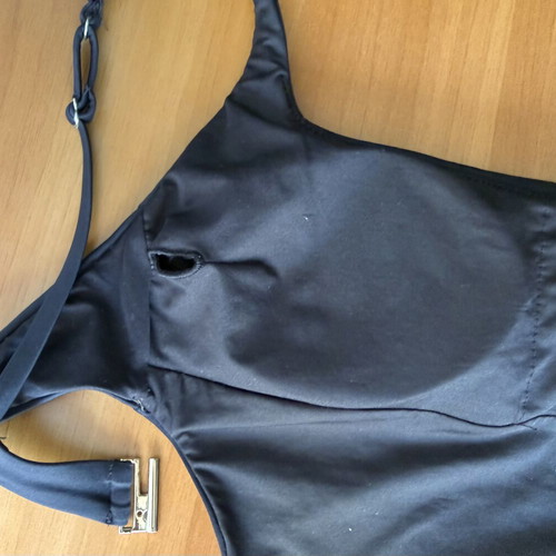 SugarFree black women's swimsuit like new, adjustable straps
