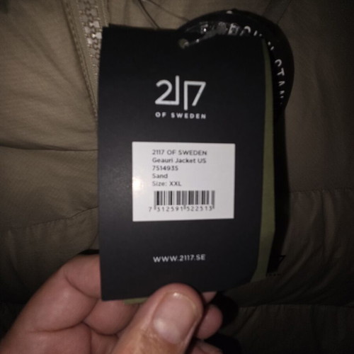 2117 of Sweden jacket new, XXL, beige, down filling