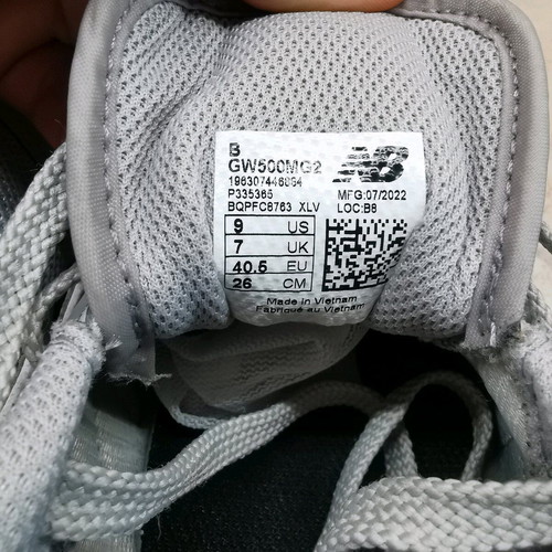 New Balance 500 sports shoes like new, size 40, gray