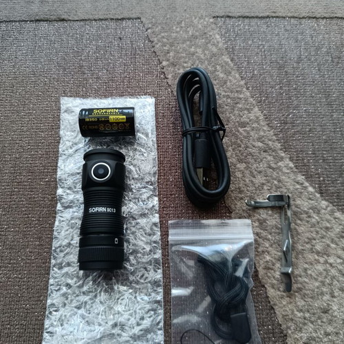 Sofirn MINI SC13 LUMINUS SST40 LED flashlight new with USB-C charging