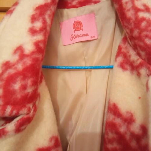 Karavan coat like new, pink, oversized, size S/M