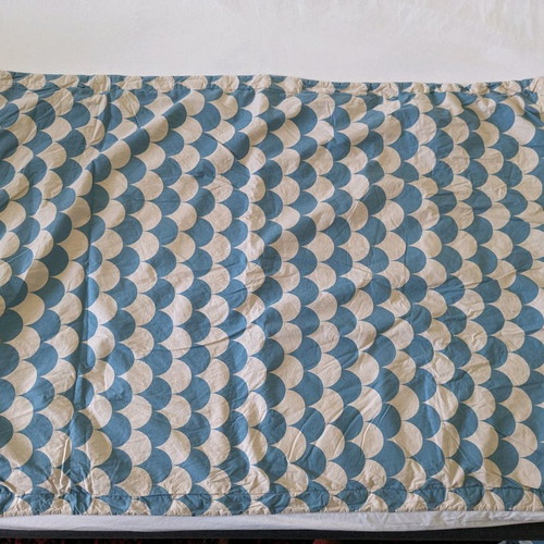 Nobodinoz 3 in 1 used storage basket, crib bumper and baby blanket