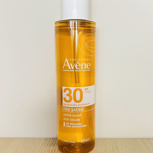Avene Satin Finish Sun Oil SPF30 200ml new