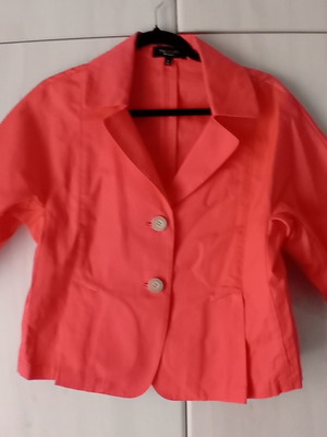 Talbots women's coral jacket used, size 6 or S/M