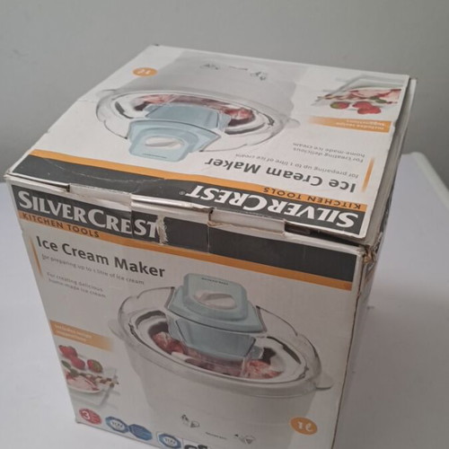 Silver Crest ice cream maker used, 1 liter capacity