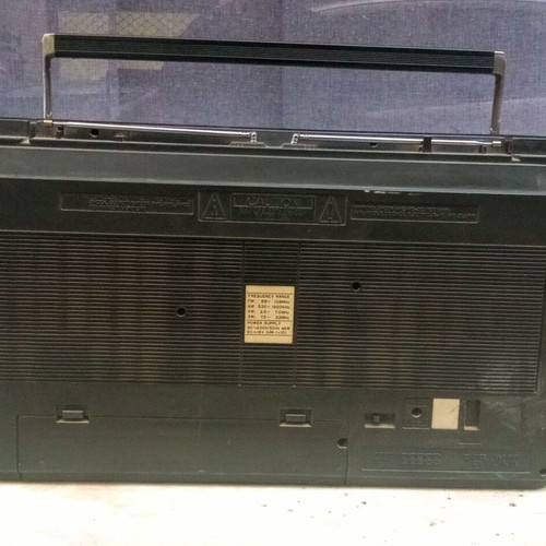 Lasonic TRC 931 Boombox from 1980s, used, radio works, cassette needs repair