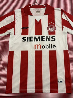 Olympiacos jersey numbered, used with wear