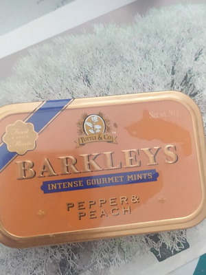 Barkleys Intense Gourmet Mints Pepper and Peach new
