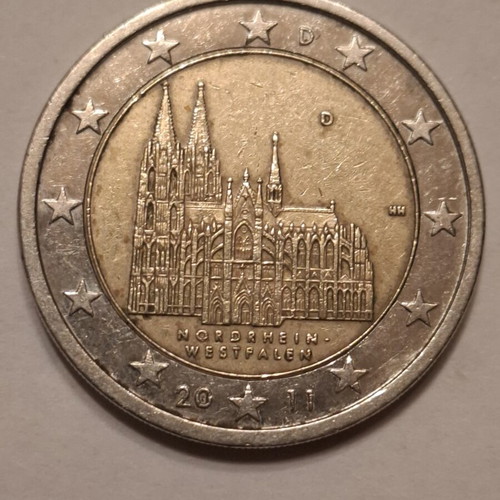 German commemorative 2 euro coins like new, set of four