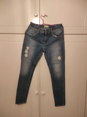 Pepe Jeans blue straight-leg denim pants like new