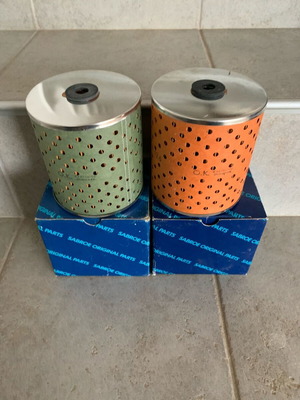 Fuel filters new, set of 2 pieces
