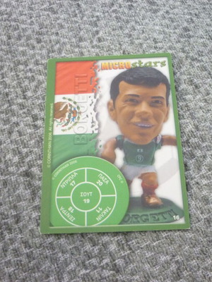 Corinthian MicroStars ποδοσφαιρική φιγούρα Jared Borgetti #16