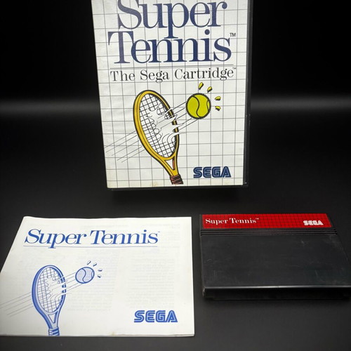 Super Tennis Sega Mark III / Master System like new, complete set