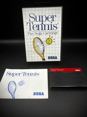 Super Tennis Sega Mark III / Master System like new, complete set