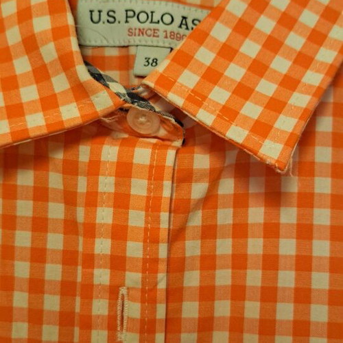U.S. Polo Assn. checked shirt new, size M
