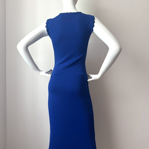 Zara Blue Alaia Style Dress Medium New