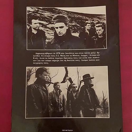 U2 Book Odos Panos 1989 new, flawless and collectible